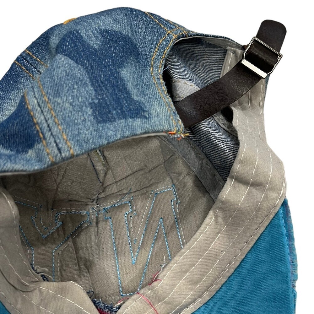 NY Denim Raw Hem Jeweled Hat - Picture 5 of 6